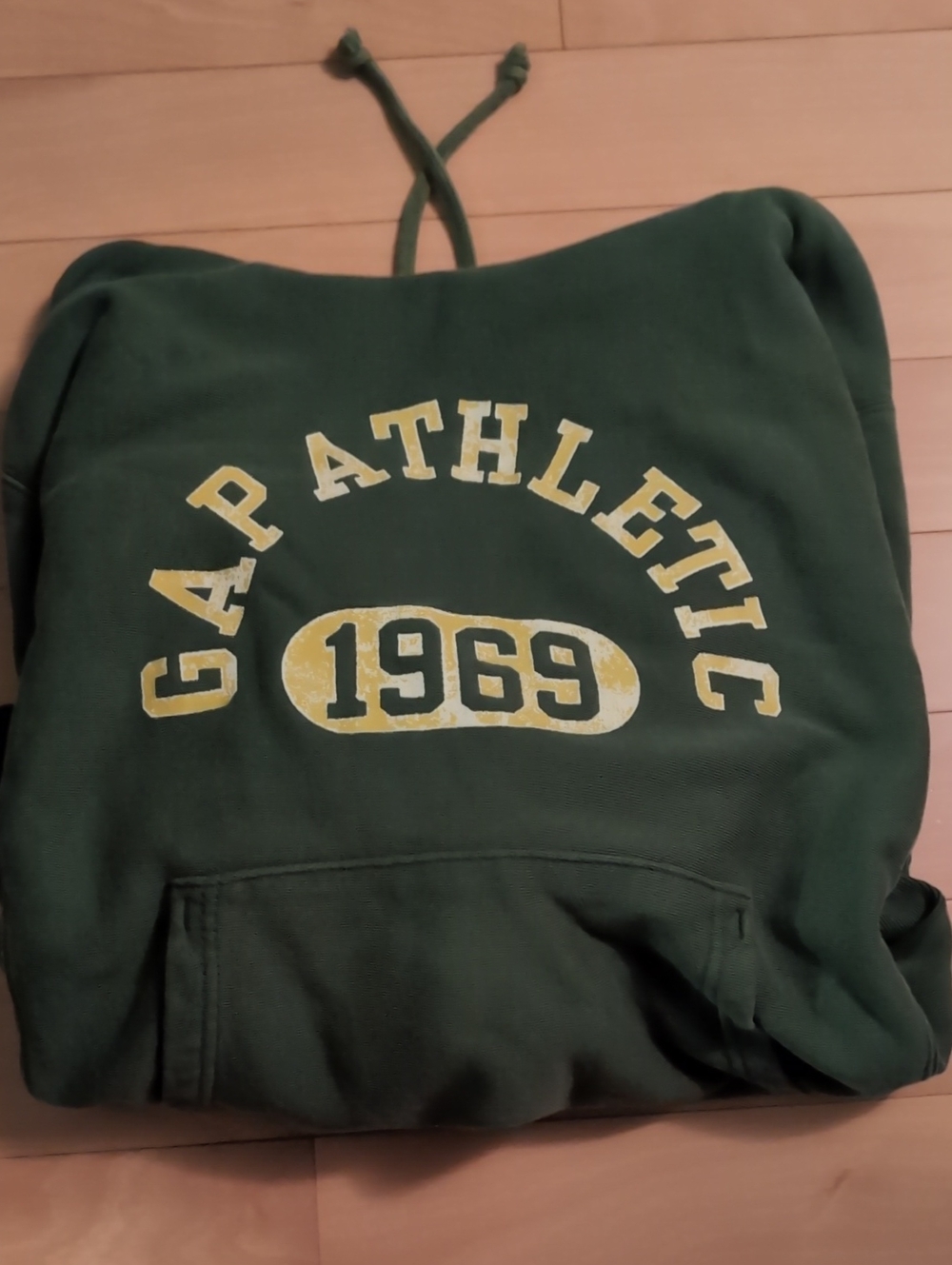 GAP Green Hoodie with '1969' Graphic